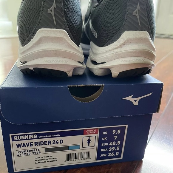 (SOLD) Mizuno Wave Rider 24 D Running Shoe 9.5 - Picture 4 of 5